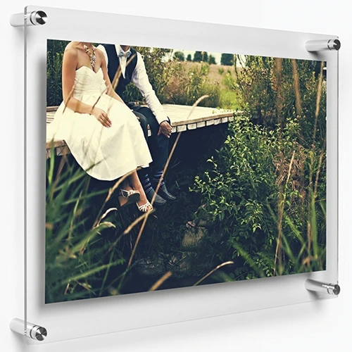 Acrylic Sandwich Frame - Modern Transparency