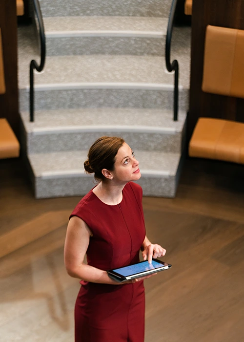 Visiting cards with a professional design