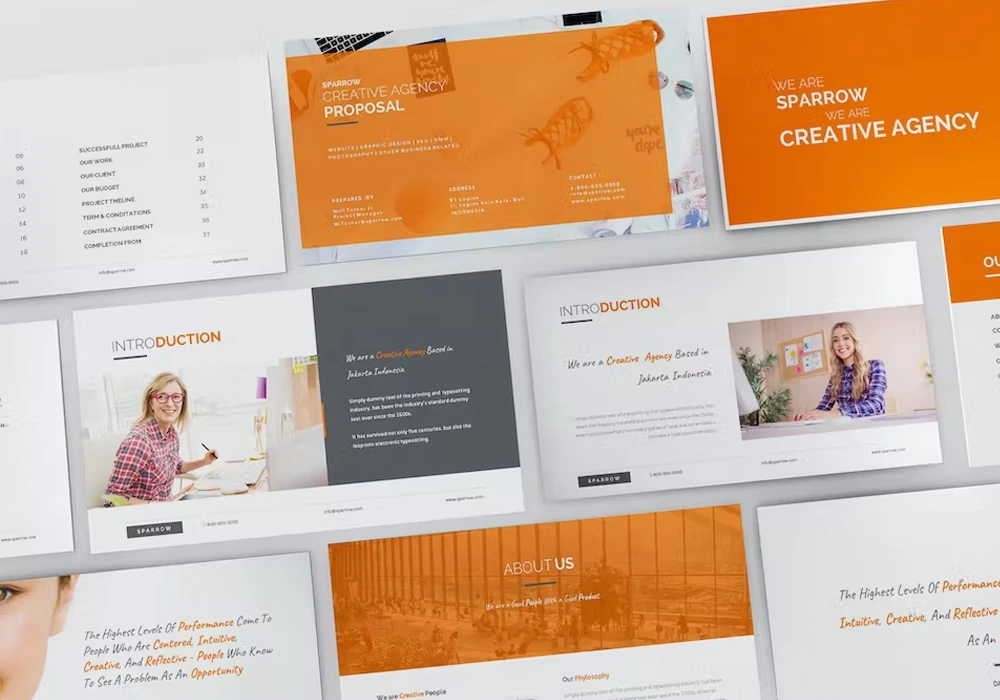 Graphic design process with creative and engaging designs.