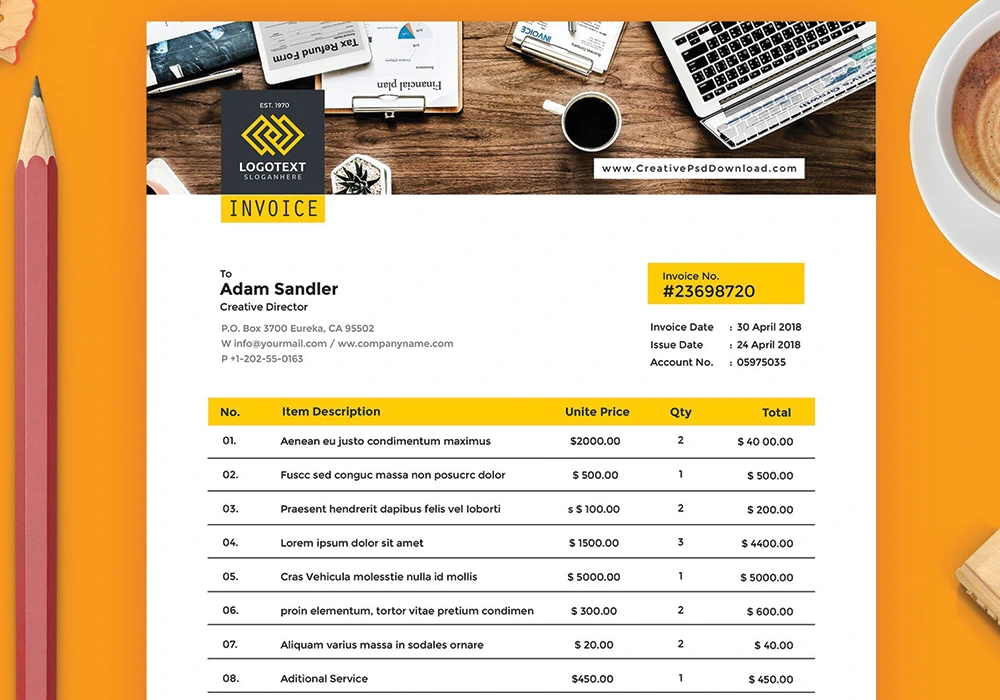 Invoice, Quotation, Delivery Notes, Acknowledgements