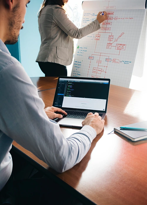 Illustration representing the fast growth of startups, symbolizing the boost provided by Brahmakriti's services.